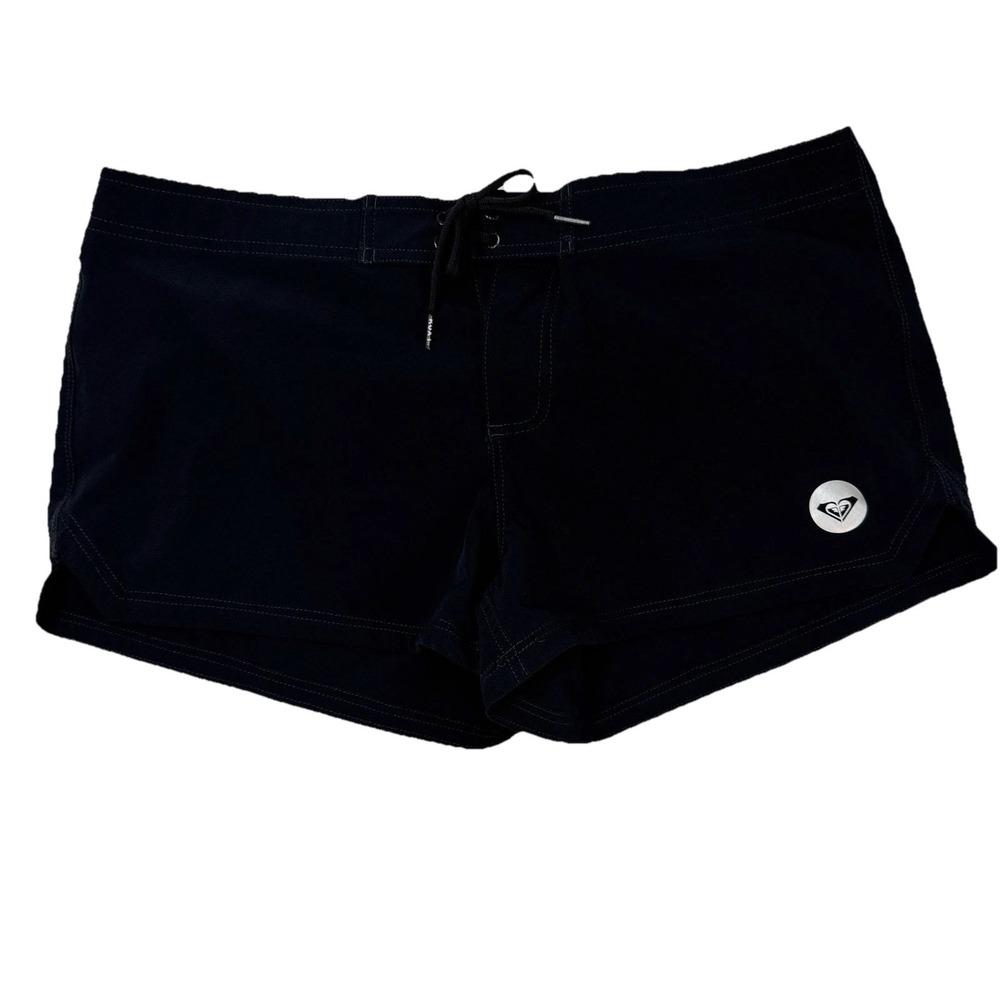 ROXY Women's Board Shorts Black Size Large (L/12) Surf Swim Beach Quick Dry